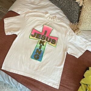 AWGE x Yeezy for Jesus is King shirt - size Small